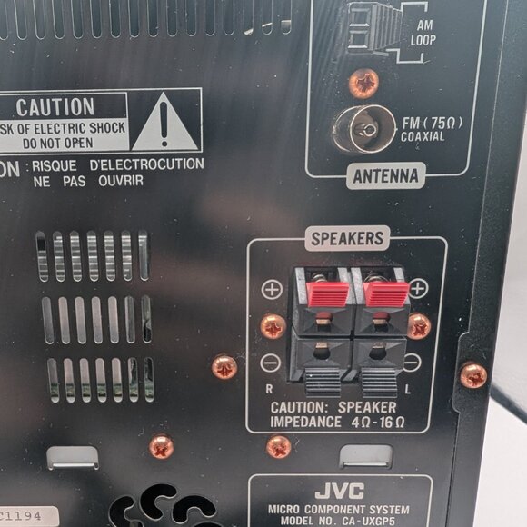 JVC UX-GP5 Micro Component System w/Remote-USB- CD- Radio- MP3- Ipod - TESTED - Picture 6 of 7